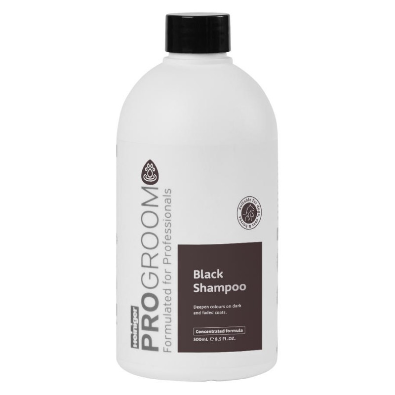 Heineger ProGroom® Black Shampoo (500 мл) - шампоан за кучета и котки с черна козина