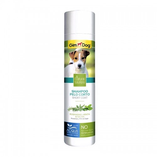Gimdog Natural Solutions Short Coat Shampoo (250 мл) - шампоан за кучета с къс косъм