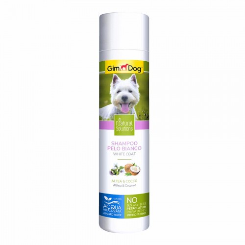 Gimdog Natural Solutions White Coat Shampoo (250 мл) - шампоан за бели кучета