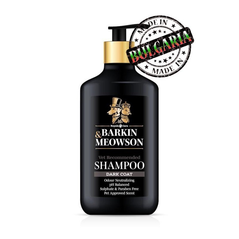 Шампоан за кучета с черна козина Barkin & Meowson Dark Coat Shampoo (350 мл) - шампоан за кучета с тъмна козина