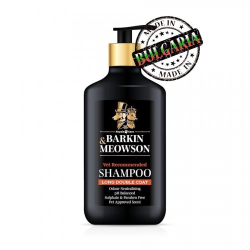 Barkin & Meowson Long Double Coat Shampoo (350 мл) - шампоан за кучета с дълга козина с подкосъм