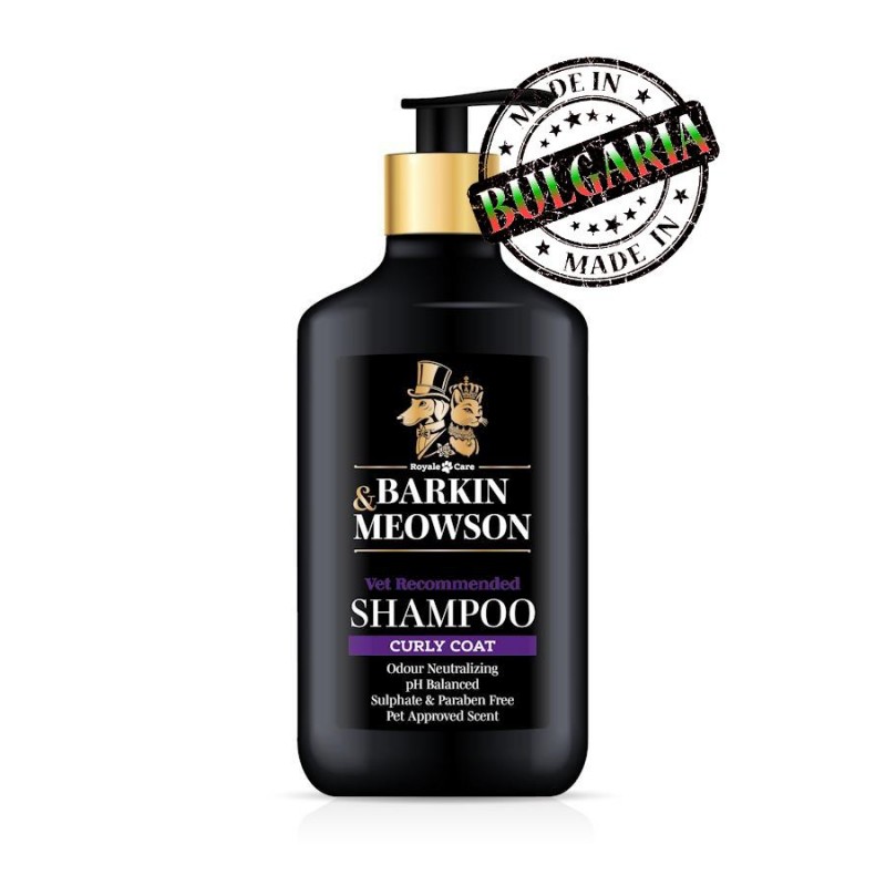 Шампоан за кучета с къдрава козина - Barkin & Meowson Curly Coat Shampoo (350 мл)
