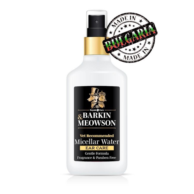 Barkin & Meowson Ear Micellar Water (150 мл) - Мицеларна вода за уши за кучета и котки