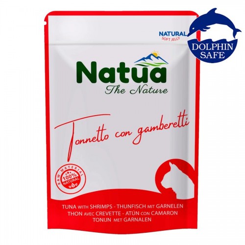 Natua Natural Cat Tuna & Shrimps - пауч за котки (4 х 70 гр)