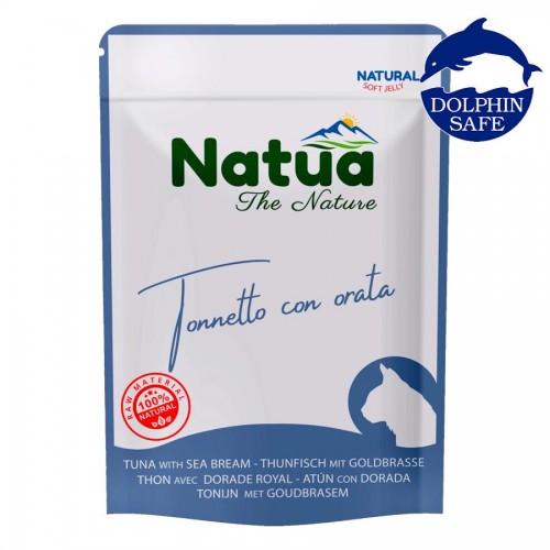 Natua Natural Cat Tuna & Sea Bream - пауч за котки с риба тон и ципура