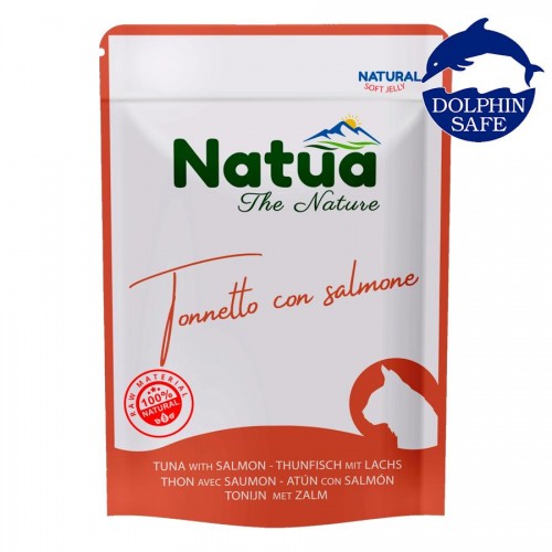Natua Natural Cat Tuna & Salmon - пауч за котки (4 х 70 гр)