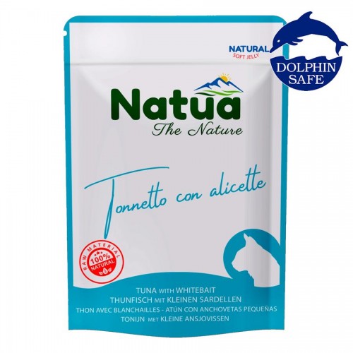 Natua Natural Cat Tuna & Shirasu - пауч за котки с риба тон и сардела
