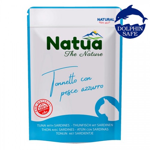 Natua Natural Cat Tuna & Sardines - пауч за котки с риба тон и сардини