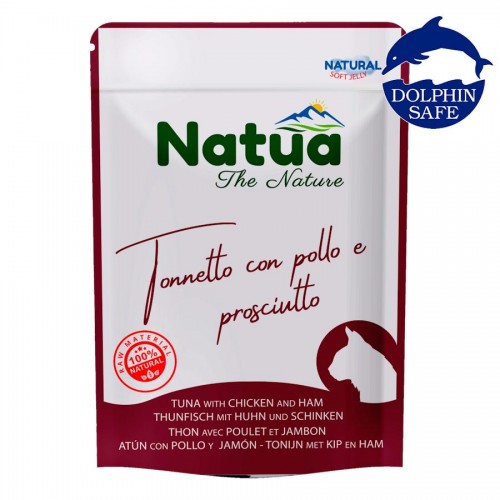Natua Natural Cat Tuna with Chicken & Prosciutto - пауч за котки с риба тон пиле и прошуто