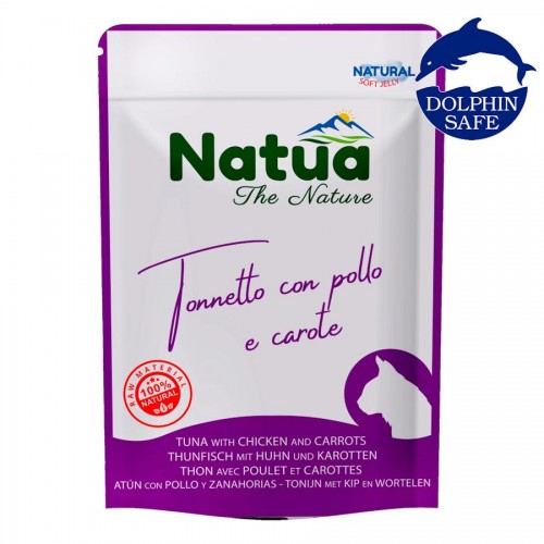 Natua Natural Cat Tuna with Chicken & Carrots - пауч за котки с риба тон пиле и моркови