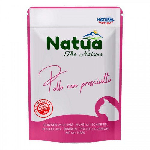 Natua Natural Cat Chicken & Prosciutto - пауч за котки с пиле и шунка