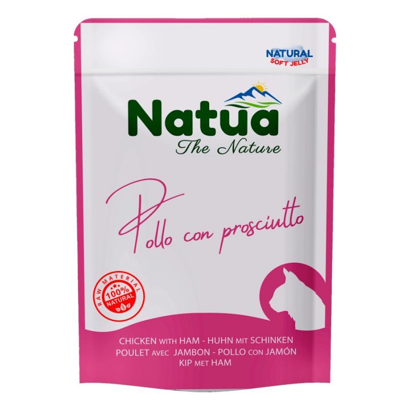 Natua Natural Cat Chicken & Prosciutto - пауч за котки с пиле и шунка