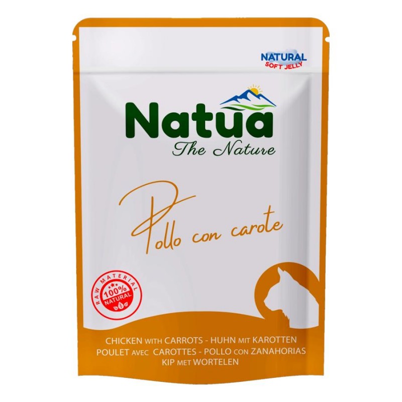 Natua Natural Cat Chicken & Carrots - пауч за котки с пиле и моркови