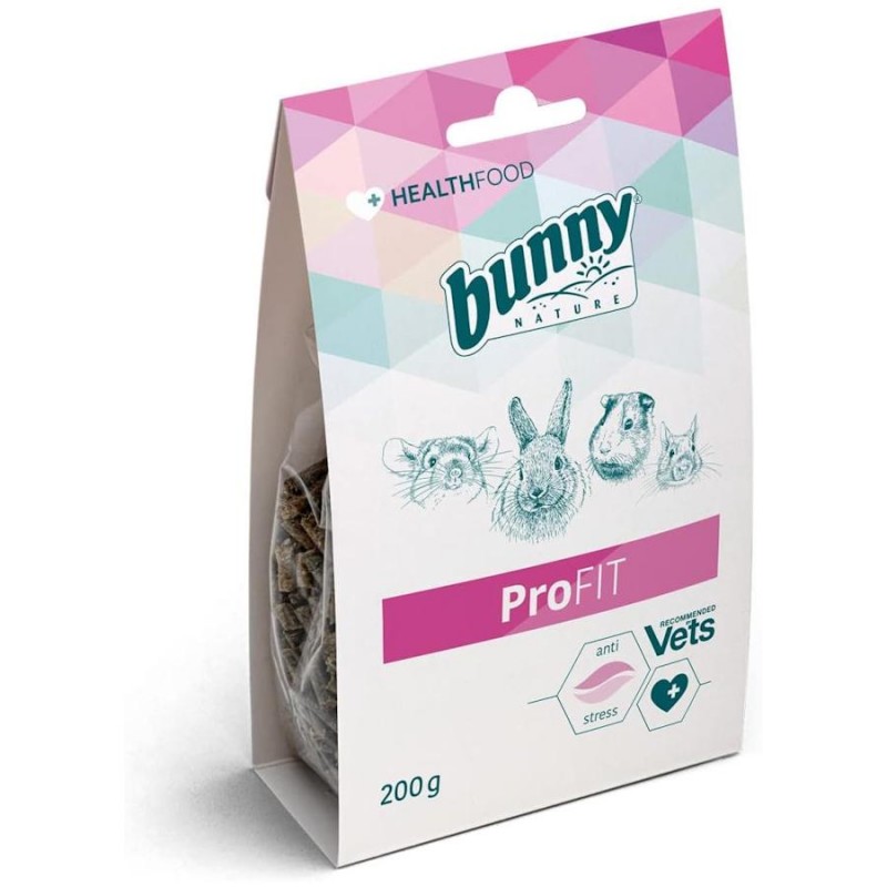 Bunny Helathfood Pro Fit - антистрес хранителна добавка за гризачи (200 гр)
