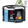 Alpha Spirit Complete Cat Wet Salmon with Pineapple - монопротеин пастет със сьомга и ананас за котки (3х200гр + 1х200гр безпл.)