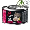Alpha Spirit Complete Cat Wet Turkey with Pear - монопротеин пастет с пуешко и круши за котки (3х200гр + 1х200гр безпл.)