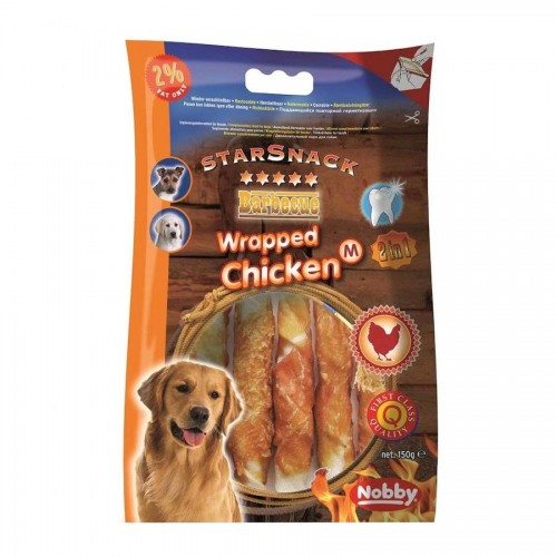 StarSnack 2in1 BBQ Wrapped Chicken Medium - първокласно лакомство за кучета (150 гр)