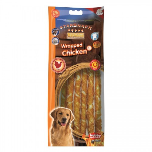 StarSnack 2in1 BBQ Wrapped Chicken Large - първокласно лакомство за кучета (144 гр)