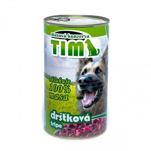 100% натурална консерва за кучета ТИМ с шкембе - 1.200 кг