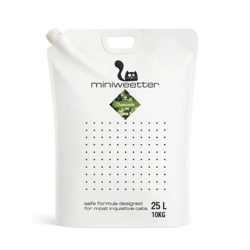 Биоразградима котешка тоалетна Mini WeeLitter Chamomile - 25 л