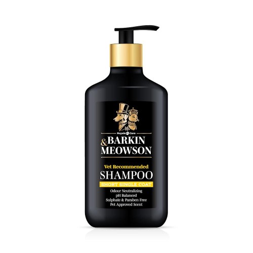 Шампоан за късокосмести кучета без подкосъм - Barkin & Meowson Short Single Coat Shampoo (350 мл)