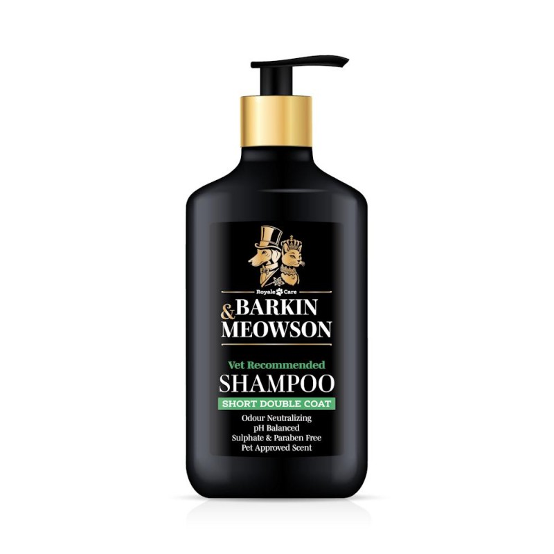 Шампоан за късокосмести кучета с подкосъм -Barkin & Meowson Short Single Coat Shampoo (350 мл)