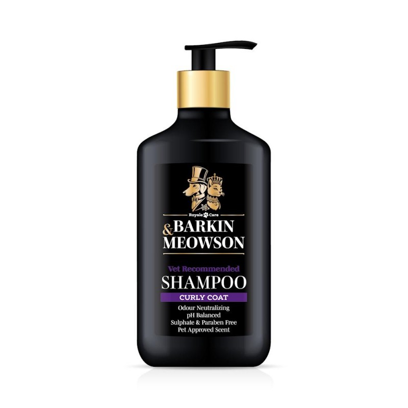 Шампоан за кучета с къдрава козина - Barkin & Meowson Curly Coat Shampoo (350 мл)