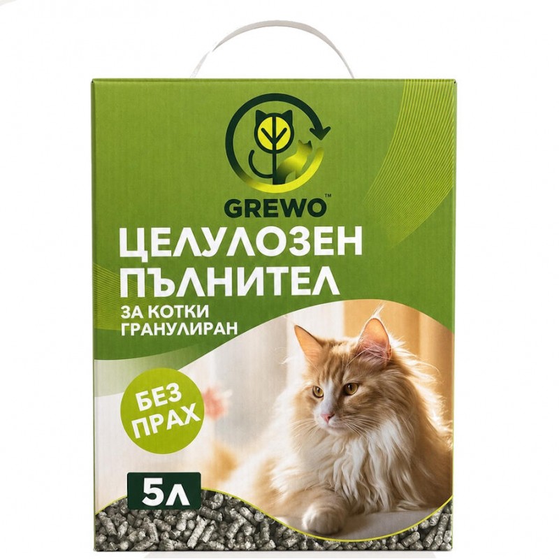Grewo - натурална тоалетна за котки (5 л.) - 100% екологична