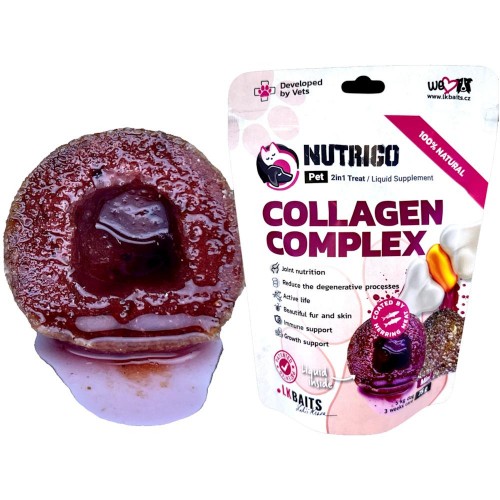 Функционални бонбони за ставите с колаген за кучета NutriGo Collagen Complex (75 гр)