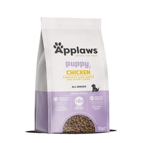 Applaws Puppy with Chicken - суха храна за кученца с пилешко (12 кг)