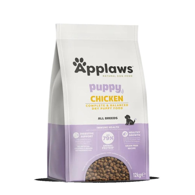 Applaws Puppy with Chicken - суха храна за кученца с пилешко (12 кг)