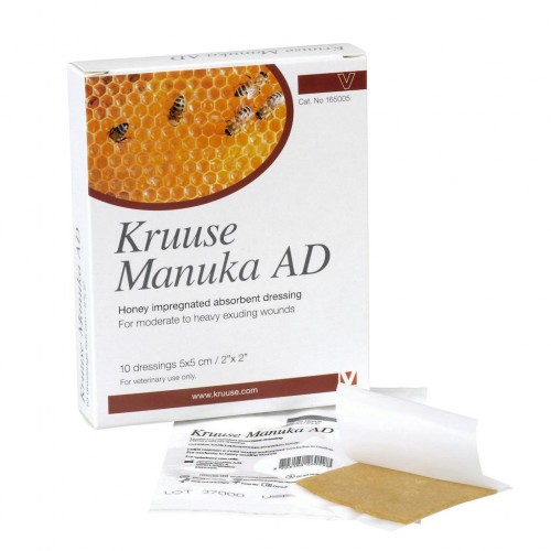 Kruuse Manuka AD - абсорбираща превръзка с мед от Манука (10x12.5 см / 1 бр.)