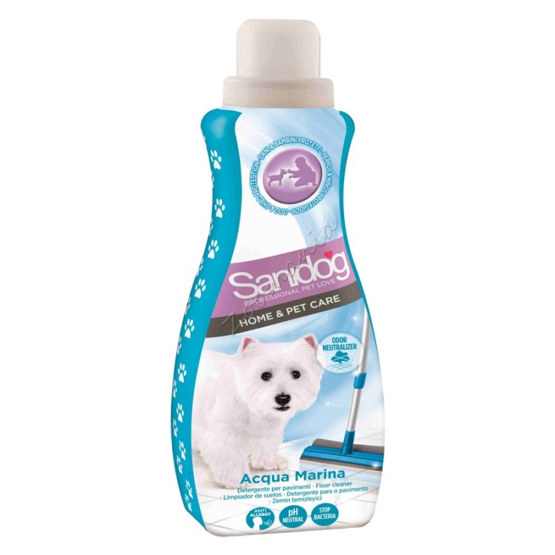 Почистващ и дезинфекционен препарат за премахване на кучешки миризми - Sanidog Acqua Marina