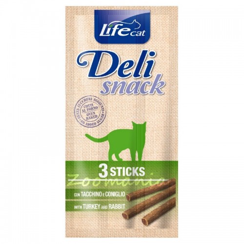 Деликатес за котки „Deli Snack Sticks – Пуйка и заек“