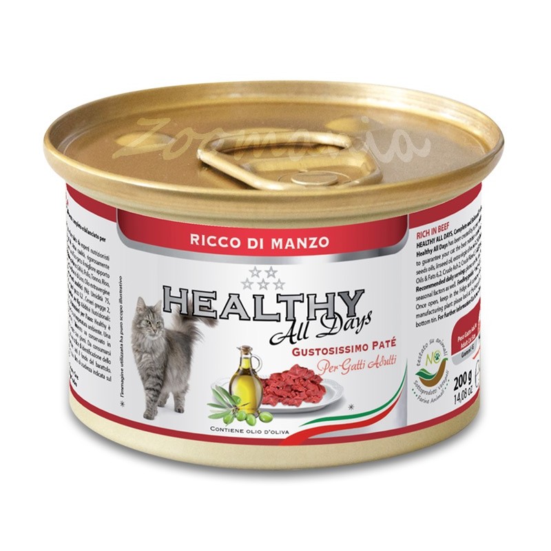Консерва за котки - Healthy All days Cat "Говеждо"